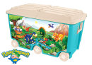 Новинка для детской комнаты: шестиколёсный ящик для игрушек «Пластишка»