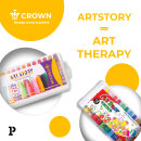 Арт-терапия с Crown: скидка 20 % на восковые карандаши и пастель