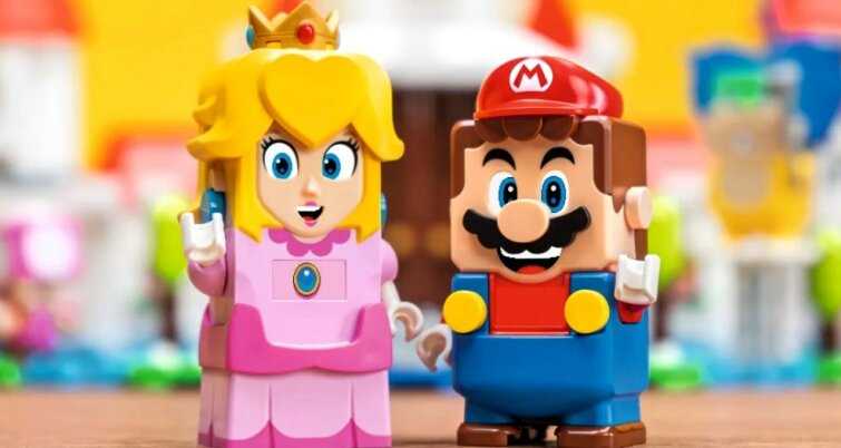 LEGO Peach ������ �� ��������� LEGO Super Mario, ������� ���������, ������������� ��������� � Nintendo