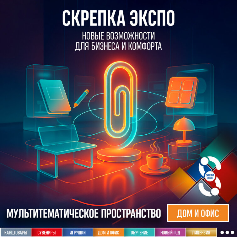 Дом и офис в фокусе Скрепка Экспо 2026: новые возможности для бизнеса и комфорта Дом и офис в фокусе Скрепка Экспо 2026: новые возможности для бизнеса и комфорта