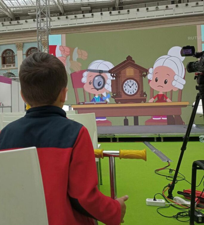 Мультсериал «Лесенка знаний: мастерство» показали на Московской международной книжной ярмарке Мультсериал «Лесенка знаний: мастерство» показали на Московской международной книжной ярмарке