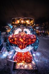 Световые фигуры Смешариков украсят улицы российских городов Световые фигуры Смешариков украсят улицы российских городов