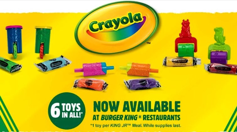 Crayola и Burger King запустили новую акцию для продвижения наборов детского питания King JR Crayola и Burger King запустили новую акцию для продвижения наборов детского питания King JR