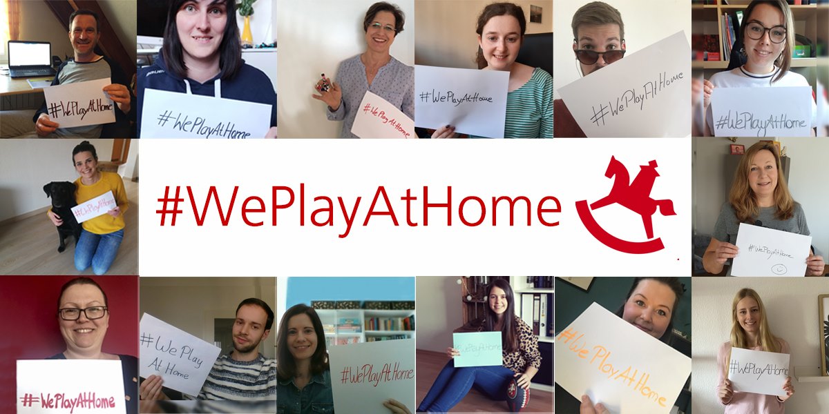 #WePlayAtHome: команда Spielwarenmesse делает онлайн-заявление #WePlayAtHome: команда Spielwarenmesse делает онлайн-заявление