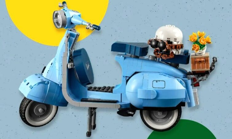 � ����� 75-����� ������� Vespa �������� Lego ��������� ����� �����-�����������