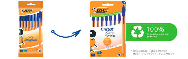 BIC� CRISTAL� � ������� ������, ������������� �������