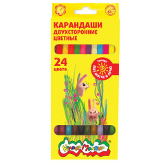 НОВИНКА! Цветные двухсторонние карандаши Каляка-Маляка® 12 штук – 24 цвета! НОВИНКА! Цветные двухсторонние карандаши Каляка-Маляка® 12 штук – 24 цвета!