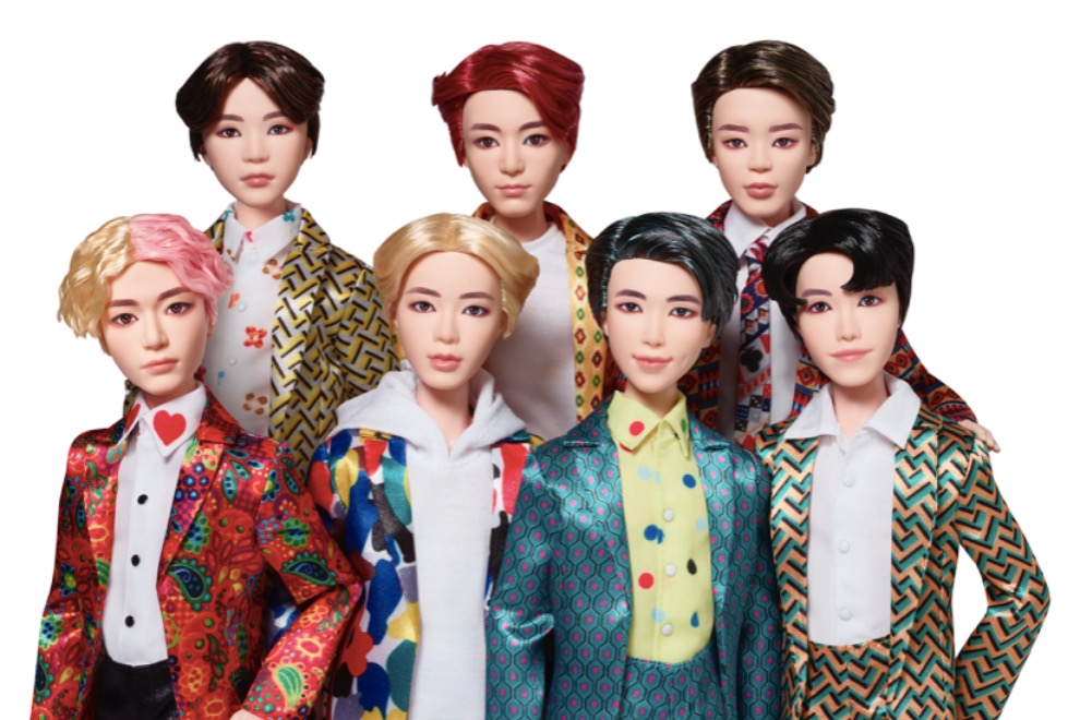 � ������ ���������� ������� ���� BTS �� Mattel