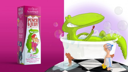 Free The Birds обновили бренд детской зубной пасты Punch & Judy Free The Birds обновили бренд детской зубной пасты Punch & Judy