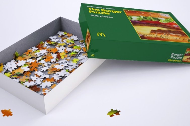 McDonald’s выпустил пазл с бургером McDonald’s выпустил пазл с бургером