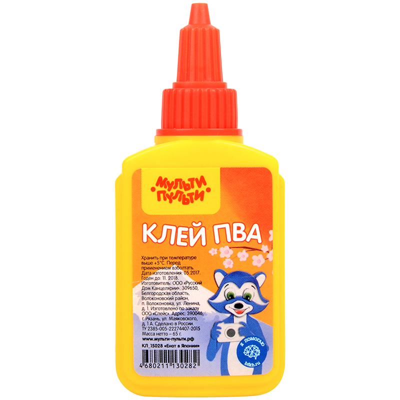 Клеи для творчества от Мульти-Пульти Клеи для творчества от Мульти-Пульти