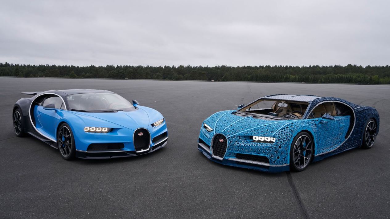 LEGO построила из конструктора копию действующего спорткара Bugatti Chiron LEGO построила из конструктора копию действующего спорткара Bugatti Chiron