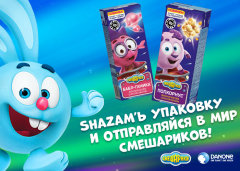 Danone перезапустил линейку молочных продуктов под брендом «Смешарики» Danone перезапустил линейку молочных продуктов под брендом «Смешарики»