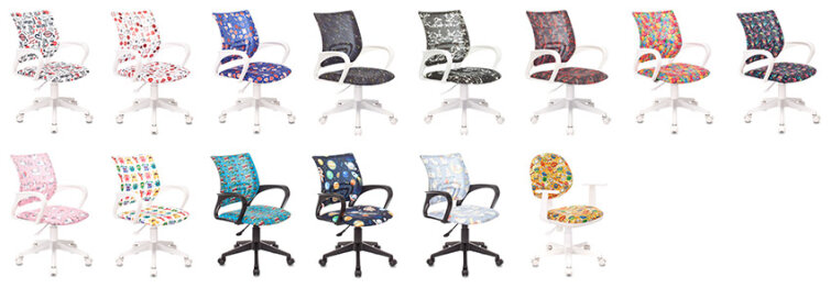 «Бюрократ» выпустил детские кресла с 15 новыми дизайнами