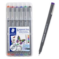Шесть ярких линеров Staedtler в наборе! Шесть ярких линеров Staedtler в наборе!