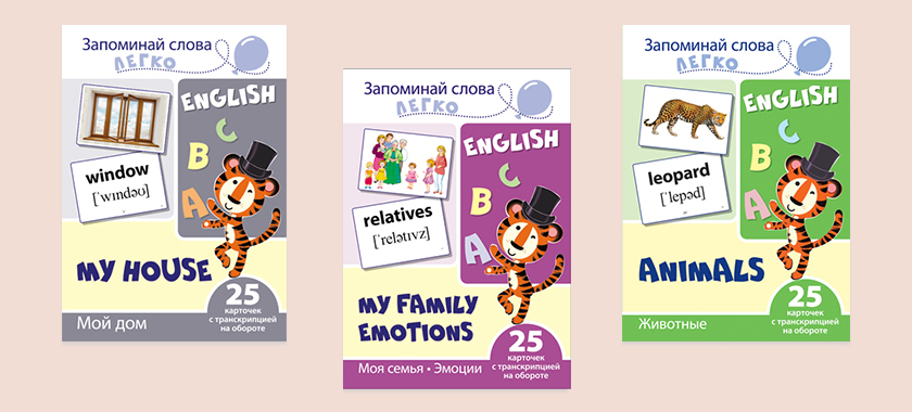 Карточки для изучения английских слов