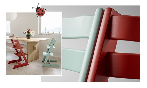 Яркий, как весна! Легендарный стульчик Tripp Trapp® от Stokke в красно-коричневом и мятно-зеленом цветах Яркий, как весна! Легендарный стульчик Tripp Trapp® от Stokke в красно-коричневом и мятно-зеленом цветах