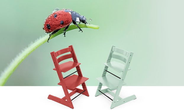 Яркий, как весна! Легендарный стульчик Tripp Trapp® от Stokke в красно-коричневом и мятно-зеленом цветах Яркий, как весна! Легендарный стульчик Tripp Trapp® от Stokke в красно-коричневом и мятно-зеленом цветах