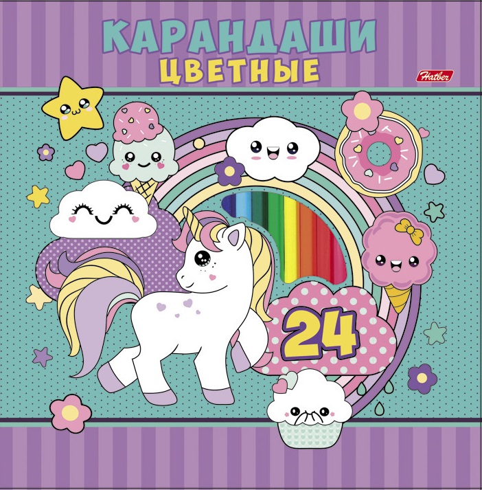 Цветные карандаши для творческих шедевров от Hatber. Цветные карандаши для творческих шедевров от Hatber.
