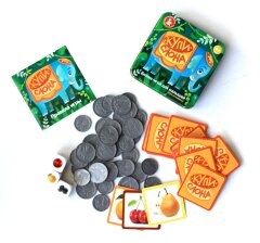 Компактные настолки серии «Игры в табакерке» в жестяных коробочках Компактные настолки серии «Игры в табакерке» в жестяных коробочках